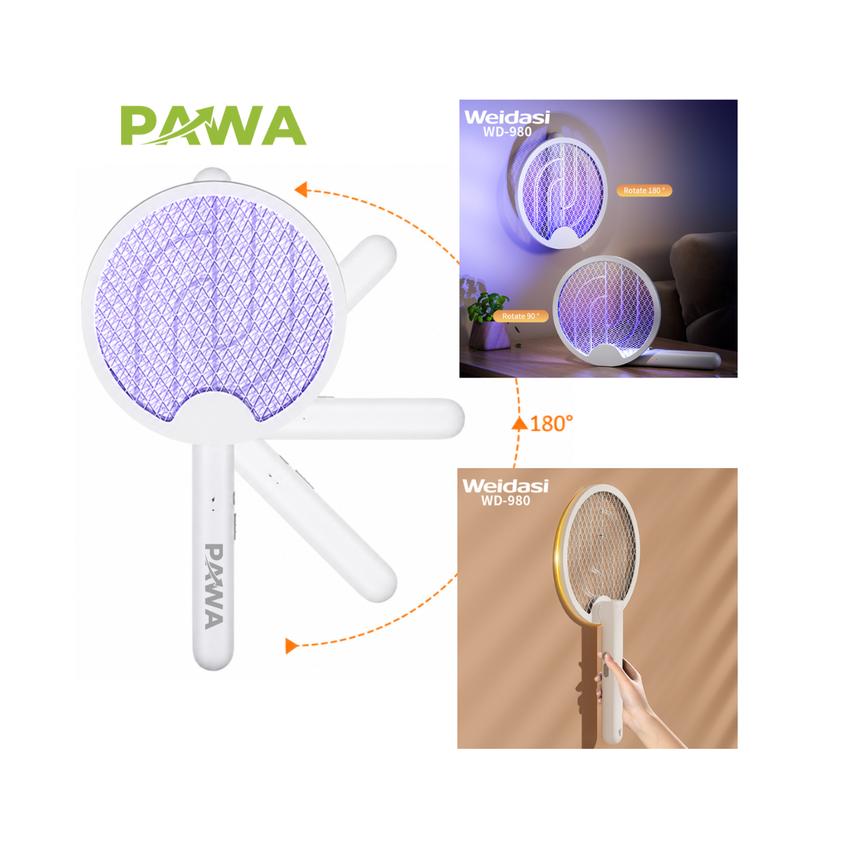 RAQUETA ELECTRICA MATAMOSQUITO